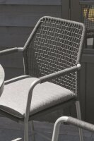 LIFE - Vienna Barstuhl stapelbar lava/schwarz rope Soltex graphit