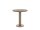 LIFE - Oslo Bartisch beige 90 rund Keramik sandstein