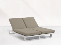 Life Fitz Roy Sonnenliege weiß 2-Personen Comforma sand