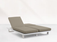 Life Fitz Roy Sonnenliege weiß 2-Personen Comforma sand