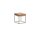 Life Gili Beistelltisch Beige 33x33x30 robust teak 6cm