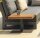 LIFE - Nevada lounge lava/robust Teak Beistelltisch