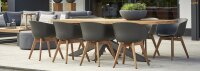 Life Sitzgruppe CLUB Robust Teak Lava inkl. 8 Stühlen