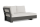LIFE - Edge lounge lava 2,5-Sitz chaise links KD Soltex dune