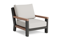 LIFE - Legend lounge lava/robust Teak Sessel Soltex dune