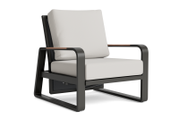 LIFE - Montana lounge verstellbar lava/FSC robust Teak...