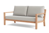 LIFE - Timber lounge nature teak 2,5-Sitz Bank Soltex dune