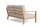 LIFE - Timber lounge nature teak 2,5-Sitz Bank Soltex dune