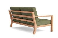 LIFE - Timber lounge nature teak 2,5-Sitz Bank Soltex olivgrün