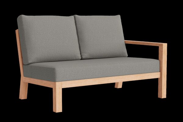 LIFE - Timber lounge nature teak 2-Sitz Bank links Comforma steel