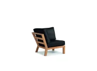 LIFE - Timber lounge nature teak Ecke Comforma basalt