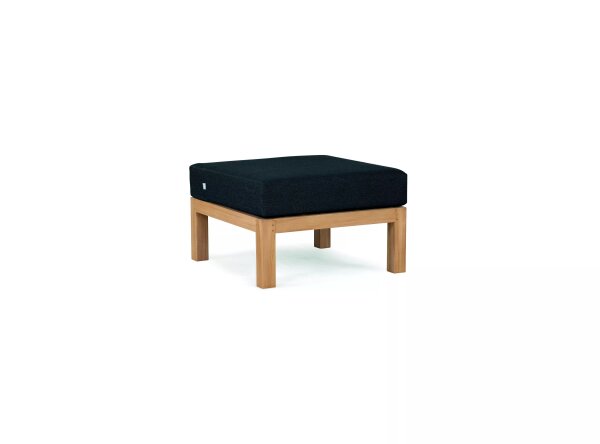 LIFE - Timber lounge nature teak Fußhocker Soltex graphit