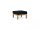 LIFE - Timber lounge nature teak Fußhocker Soltex graphit
