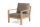 LIFE - Timber lounge nature teak Sessel Soltex beige