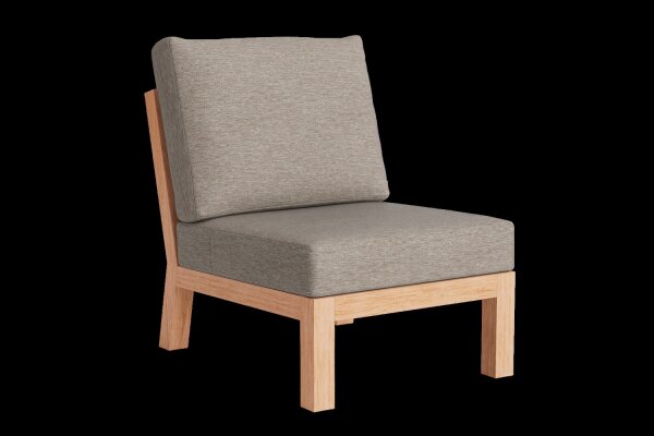 LIFE - Timber lounge nature teak Erweiterung Soltex beige
