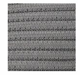 Life String Outdoor-Teppich 160x160cm nebelgrau Rucore