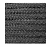 Life String Outdoor-Teppich 160x160cm Rucore schwarz