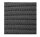Life String Outdoor-Teppich 160x160cm Rucore schwarz