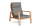 Life Laguna Lounge nature Teak Stuhl Soltex nebelgrau