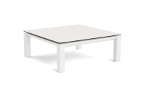 LIFE - Concept Loungetisch weiß 90x90 Keramik oyster