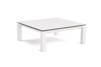 LIFE - Concept Loungetisch weiß 90x90 Keramik oyster