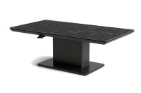 LIFE - Luka Loungetisch höhenverstellbar 140x75 lava Keramik nero