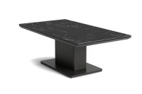 LIFE - Luka Loungetisch höhenverstellbar 140x75 lava Keramik nero