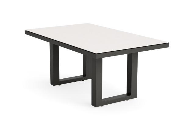 LIFE - Timber lounge lava Loungetisch hoch 150x90 Keramik oyster