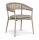 LIFE - Axo Gartenstuhl beige/twist-Geflecht beige Soltex nebelgrau