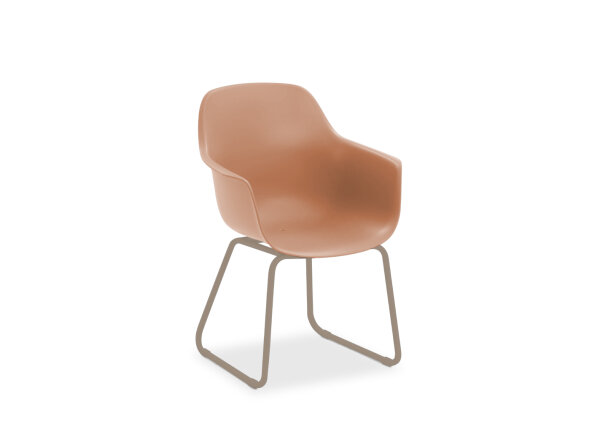 LIFE - Dakota Gartenstuhl beige/Denver coral