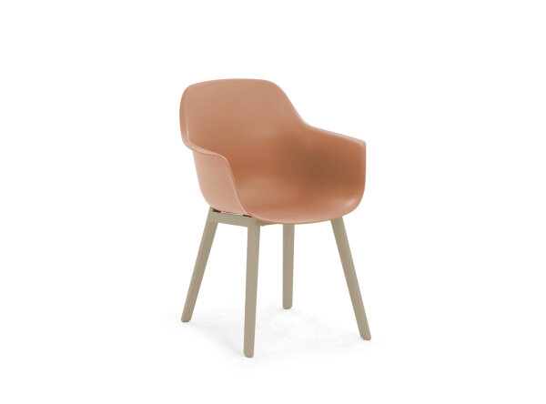 LIFE - Denver Gartenstuhl beige/Denver Coral