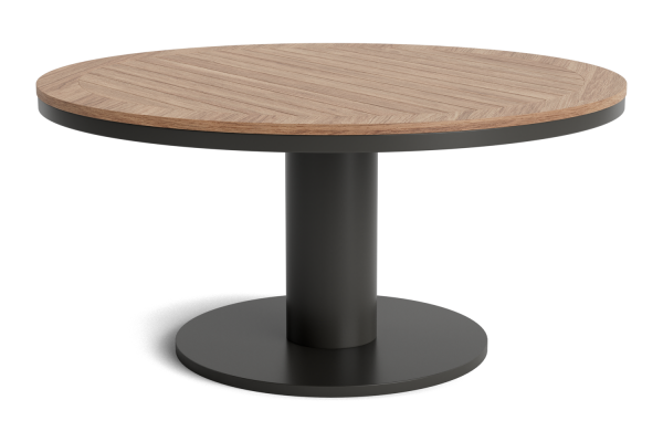 LIFE - Oslo Essisch lava 150 rund Concept robust Teak