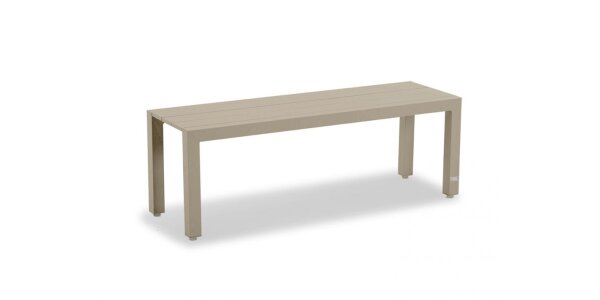 LIFE - Split Gartenbank beige 126cm