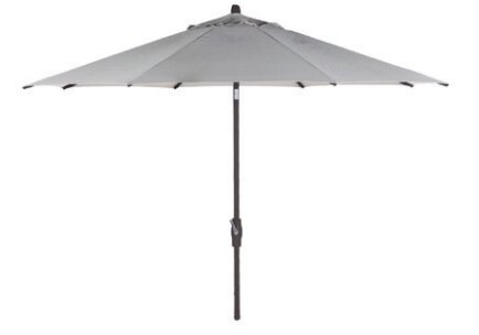 LIFE - Havana Mittelmast-Sonnenschirm 300 rund lava/Comforma nebelgrau