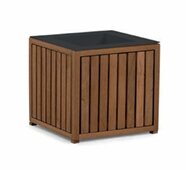 LIFE - Nevada Pflanzkübel Robuust teak 35x35 lava wijnkoeler inFuß