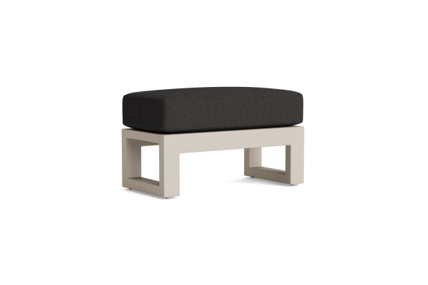 LIFE - Soho lounge beige halber Fußhocker Comforma basalt