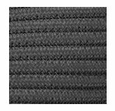 Life String Outdoor-Teppich 240x240cm schwarz Rucore
