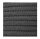 Life String Outdoor-Teppich 240x240cm schwarz Rucore