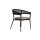 LIFE - Axo Gartenstuhl holzlook/twist-Geflecht schwarz Soltex beige