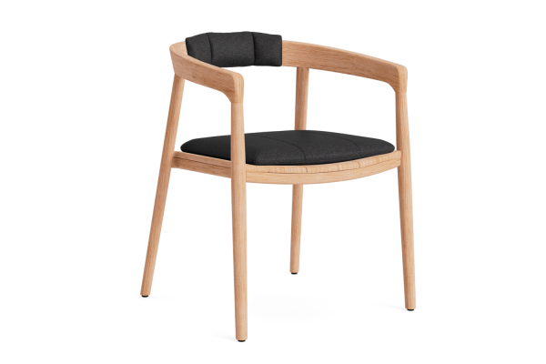 LIFE - Bali Gartenstuhl nature teak Soltex graphit