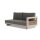LIFE - Himalaya lounge beige/FSC robust Teak 3-Sitz Bank links Comforma steel