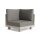LIFE - Himalaya lounge beige/FSC robust Teak Ecke Comforma steel