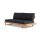 LIFE - Jura lounge nature teak 2-Sitz Bank links All Weather carbon