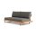LIFE - Jura lounge nature teak 2-Sitz Bank links Comforma steel