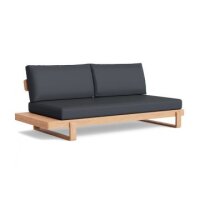 LIFE - Jura lounge nature teak 2-Sitz Bank rechts All...