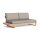 LIFE - Jura lounge nature teak 2-Sitz Bank rechts All Weather khaki