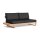 LIFE - Jura lounge nature teak 2-Sitz Bank rechts Soltex graphit