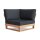 LIFE - Jura lounge nature teak Ecke All Weather carbon