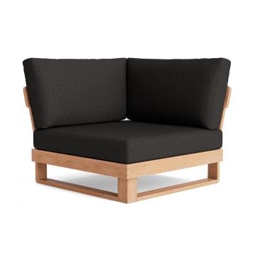 LIFE - Jura lounge nature teak Ecke Comforma basalt
