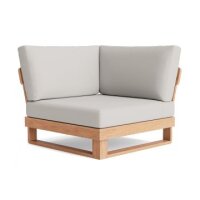 LIFE - Jura lounge nature teak Ecke Soltex dune